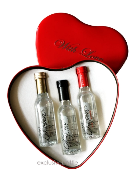 Chopin Vodka Minis in Geschenkbox