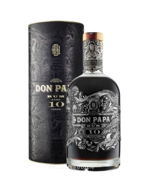 The Don Papa Rum 10 Years is pro...