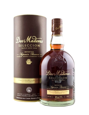 The triple-aged Dos Maderas Rum ...