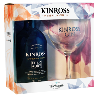 Kinross Citric & Dry Gin is prod...